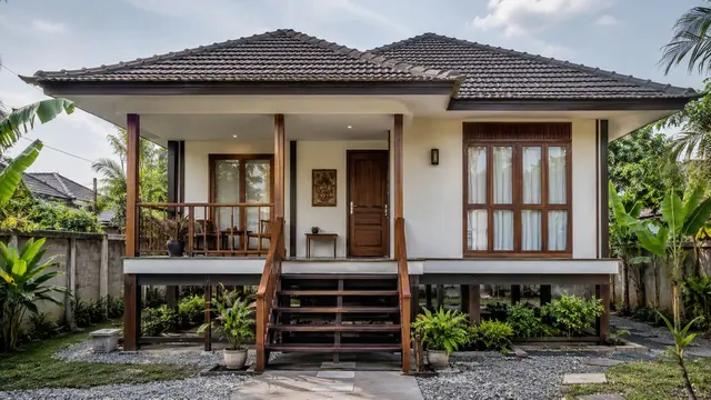 Rumah Panggung Type 60 Anti-Banjir