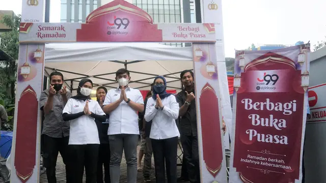Juragan 99 Salurkan 100 Ribu Paket Berbuka selama bulan Ramadhan