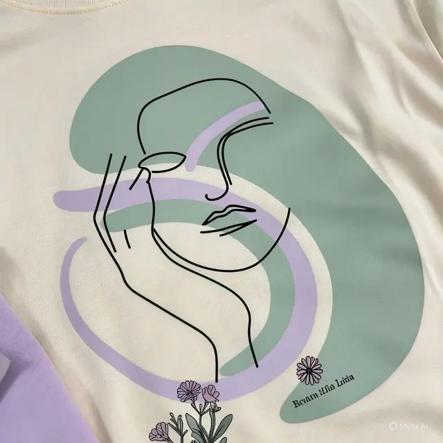 Desain Kaos Aesthetic