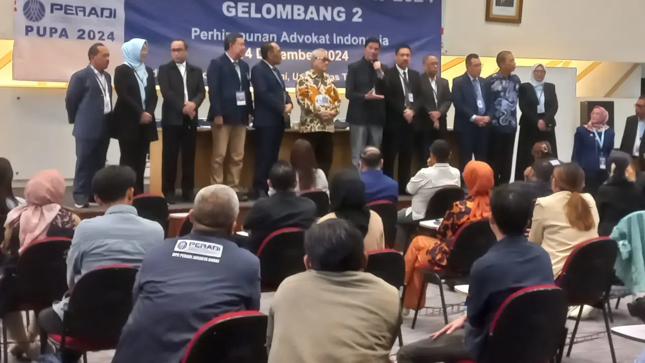 DPN Peradi menyelenggarakan Ujian Profesi Advokat Gelombang ke-2 Tahun 2024 serentak di 39 Kota di seluruh Indonesia dengan jumlah total 3.080 peserta pada Sabtu (14/12/2024) (Istimewa)