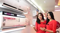 PT. LG Electronics Indonesia memperkenalkan AC inverter LG DUALCOOL with Watt Control.