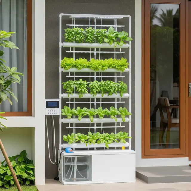 9 Desain Kebun Vertikal Otomatis yang Bisa Ditinggal Liburan, Solusi Tanaman Tetap Subur