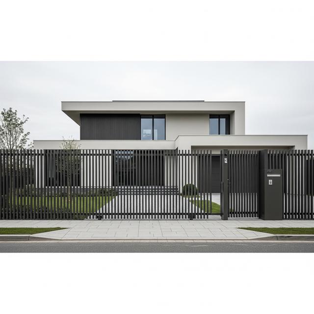 Model Pagar Besi Minimalis Anti Maling dan Anti Ular (Image by Gemini AI)