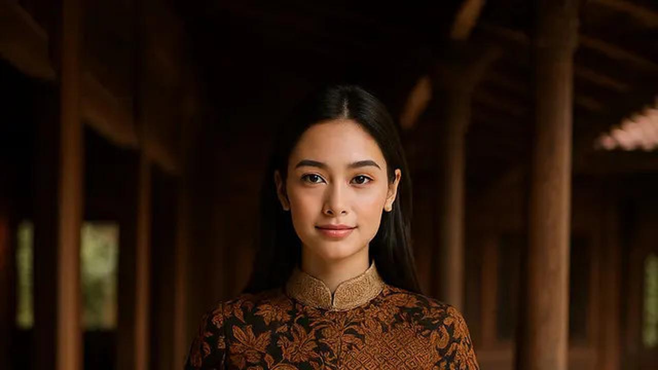 7 Model Dress Batik A-Line Kombinasi Brokat, Cocok untuk Tampil Ramping dan Anggun