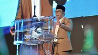 Gubernur Jawa Barat Ridwan Kamil di acara Business Review Semester I Tahun 2022 Bank Bjb, di Trans Luxury Hotel Bandung, Selasa (19/7/2022).