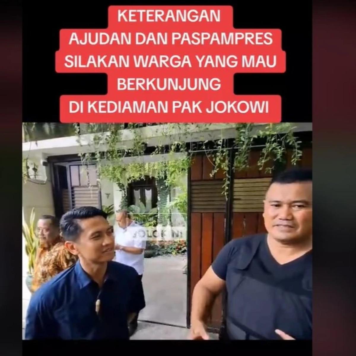 Paspampres Ungkap Aturan dan Saran Jam Berkunjung ke Rumah Jokowi di Solo, Jumlah Tamu Tak Dibatasi