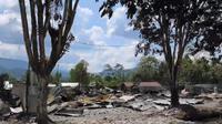 Dampak Kerusuhan di Elelim Kabupaten Yalimo (Foto: Katharina Janur/Liputan6.com)
