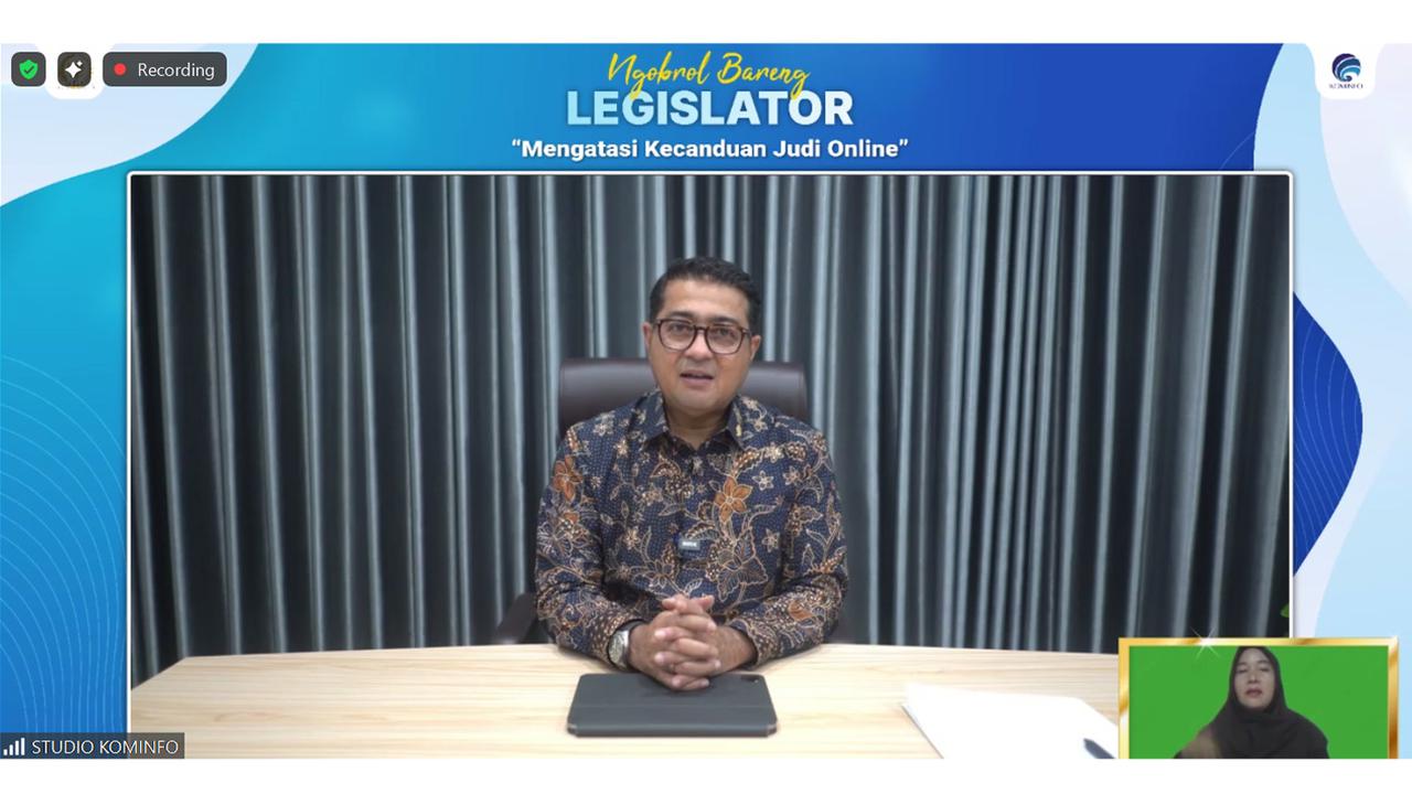 Ngobrol Bareng Legislator: Mengatasi Kecanduan Judi Online