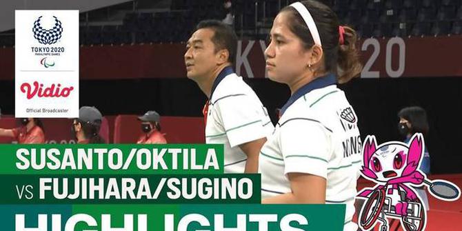 VIDEO: Ganda Campuran Indonesia Kalahkan Wakil Jepang di Paralimpiade Tokyo 2020