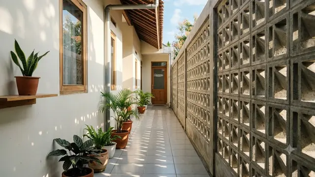 Koridor Samping Rumah