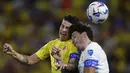 Skor 1-0 bertahan hingga laga usai dan Kolombia lolos ke final Copa America 2024, menantang Argentina. (AP Photo/Nell Redmond)