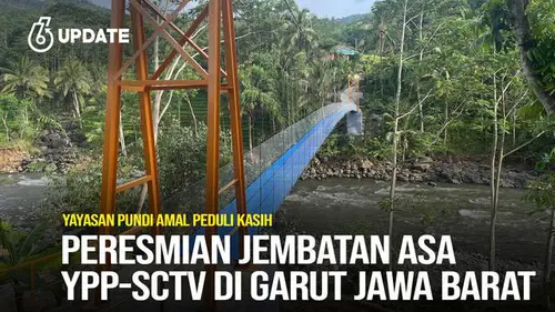 Peresmian Jembatan ASA YPP-SCTV di Garut Jawa Barat