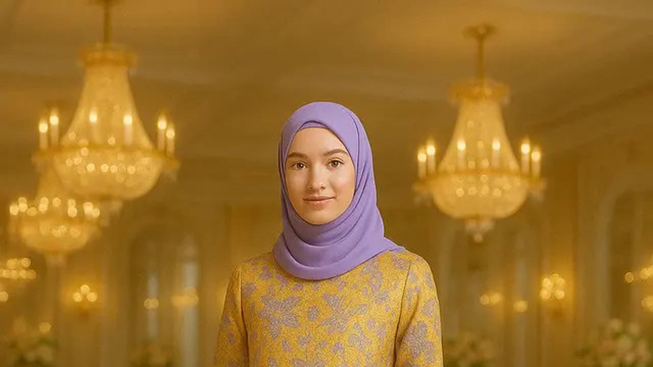 7 Desain Baju Gamis dan Tunik Batik Emas, Pilihan Tepat untuk Kondangan Glamor
