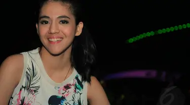 Putri Una Astari atau yang lebih dikenal sekarang sebagai DJ Una memiliki cara ampuh untuk menghilangkan stres. (Liputan6.com/Faisal R Syam)