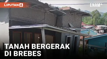 78 Rumah Warga Rusak dan Nyaris Ambruk Akibat Tanah Bergerak