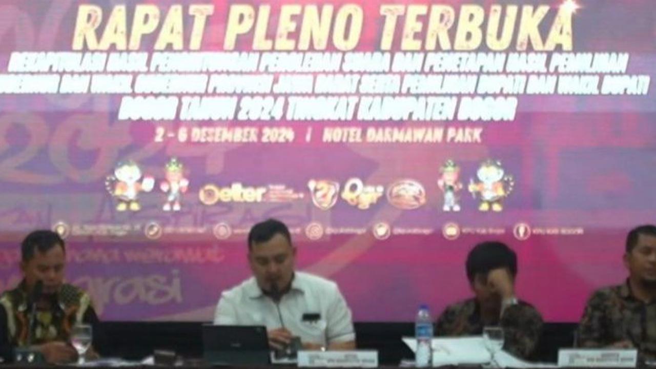 Hasil Rekapitulasi, Rudy Susmanto Unggul di Pilkada Kabupaten Bogor dengan Suara 1.559.328