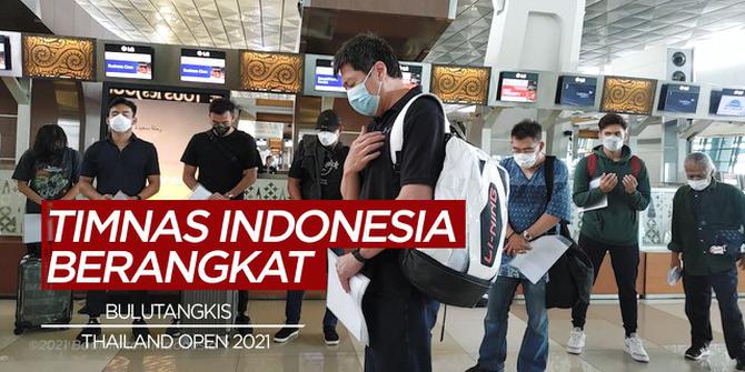 VIDEO: Tanpa Kevin/Marcus, Tim Bulutangkis Indonesia Berangkat Menuju Turnamen BWF di Thailand