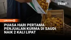 Hari pertama Ramadan di Riyadh disambut dengan lonjakan pembeli di pasar buah dan toko kurma. Permintaan kurma disebut naik dua kali lipat dibanding bulan biasa.