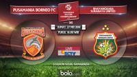 Pusamania Borneo FC Vs Bhayangkara Surabaya United (bola.com/Adreanus Titus)