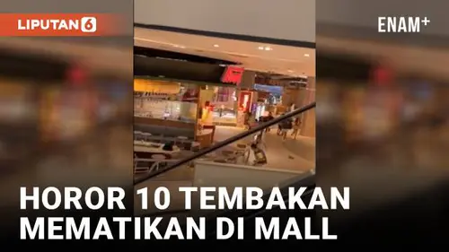 VIDEO: Mencekam, Remaja 14 Tahun Tembak Pengunjung Mall di Thailand
