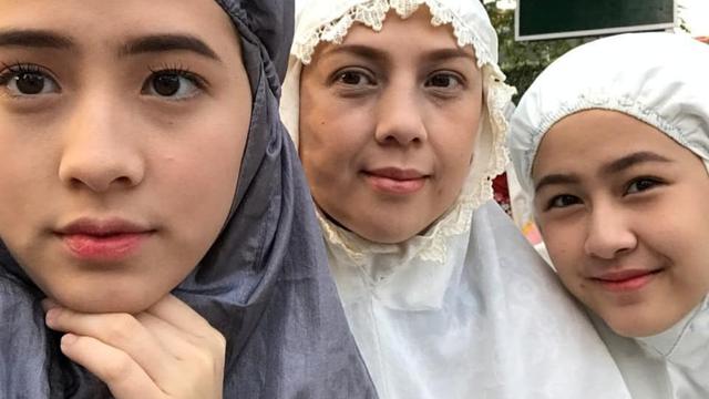 Bak Kakak Beradik, Ini 5 Potret Adhisty Zara dan Hasya Kyla Bersama Ibunda