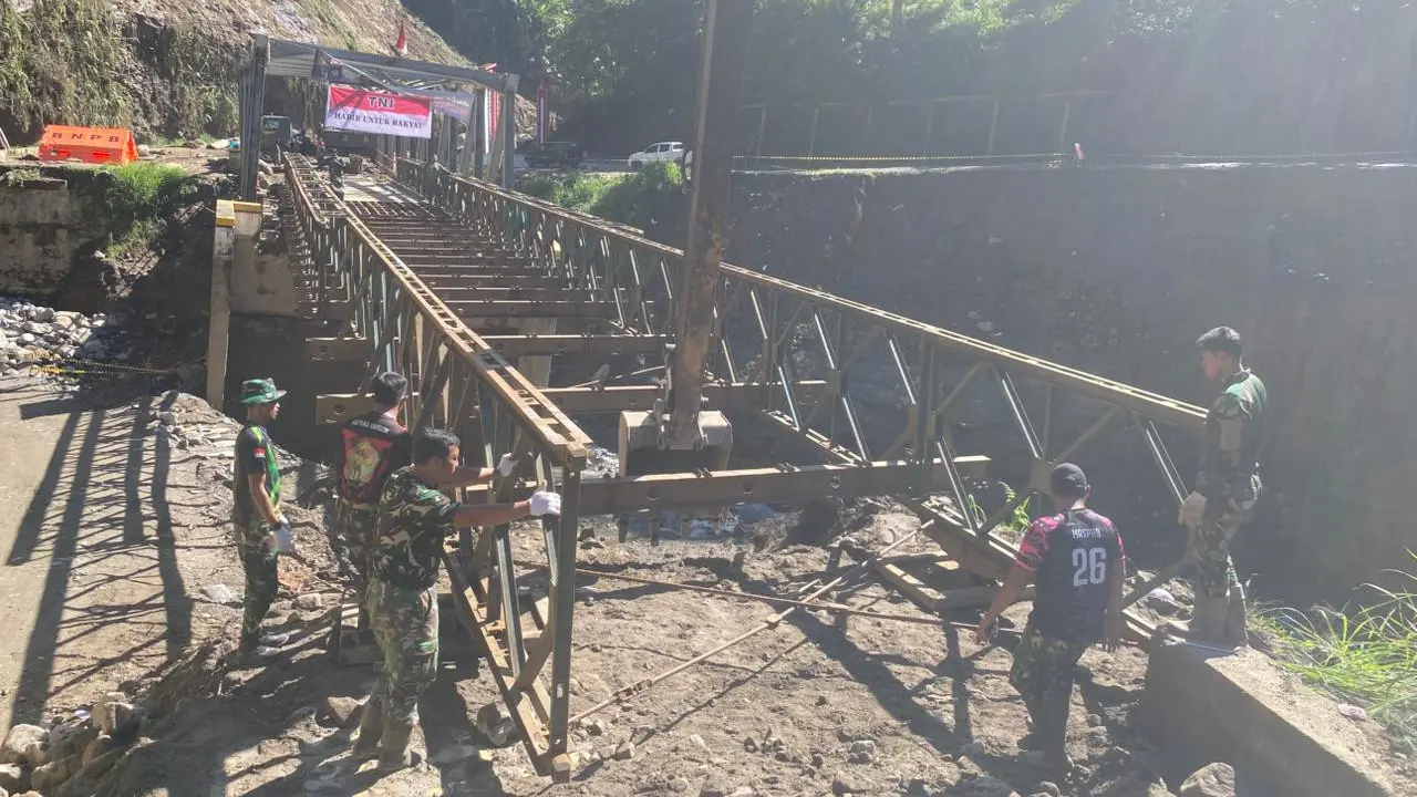 11 Jembatan Bailey di Aceh Sudah Rampung 100%, Pembangunan di 15 Titik Masih Berlanjut