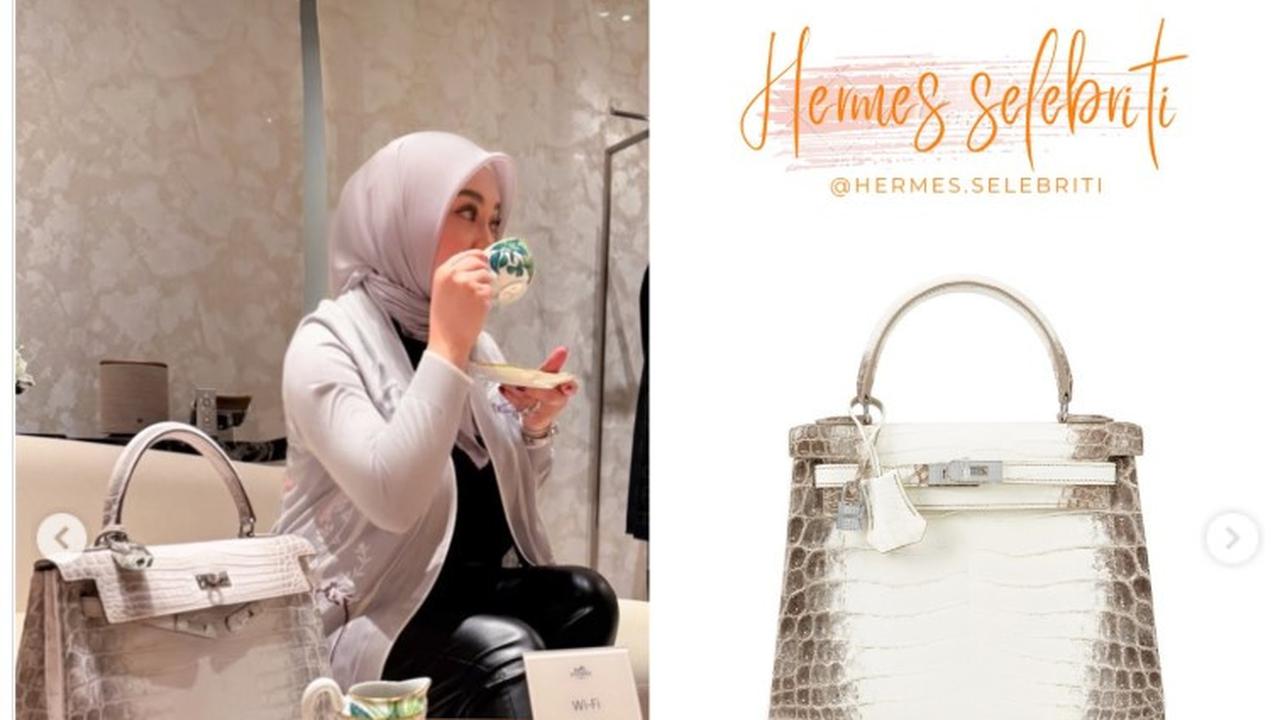 Beredar Foto Syahrini Tenteng Tas Hermes Senilai Rp5 Miliar,