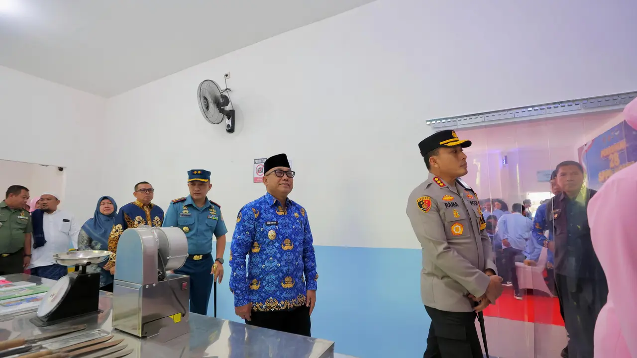 Kapolresta Banyuwangi tinjau SPPG Blimbingsari Banyuwangi (Istimewa)