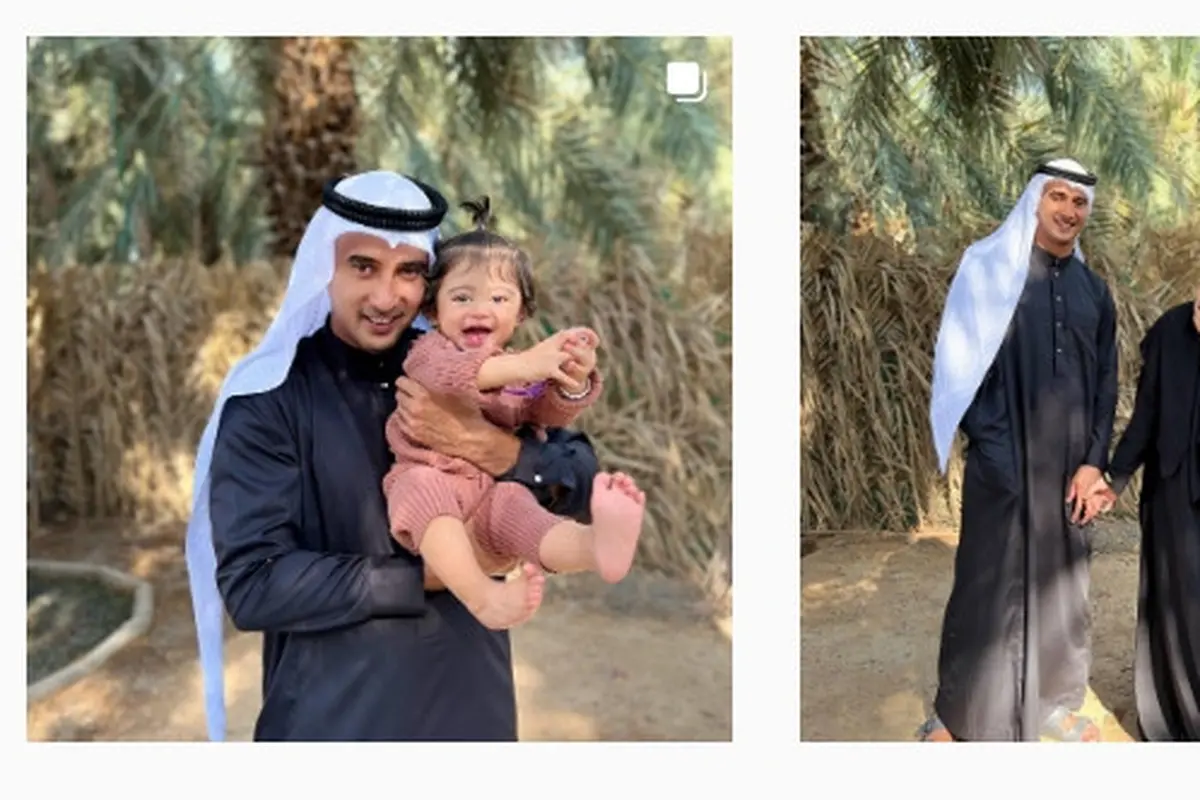 Baby Guzel ikut Margin Wieheerm dan Ali Syakieb ke Madinah, Arab Saudi (Foto: Instagram guzelimalisyakieb)