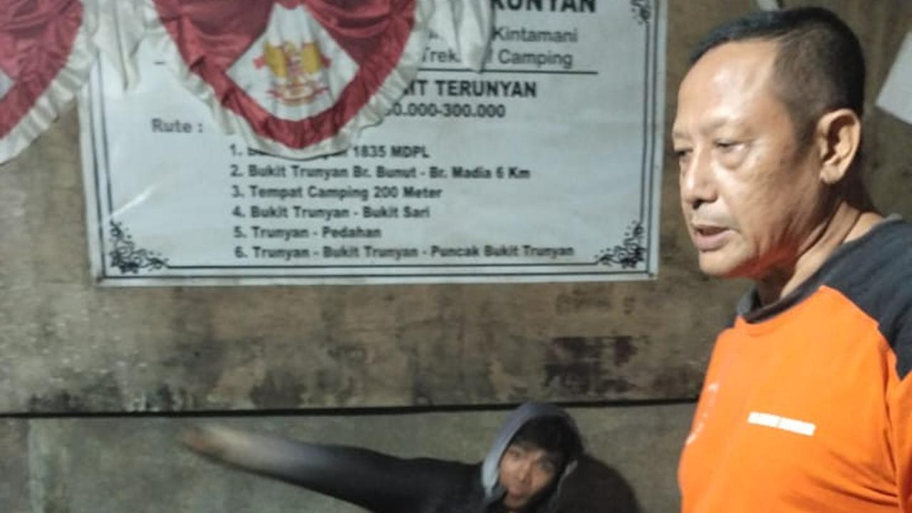 2 Pendaki yang Tersesat di Gunung Abang Bali Ditemukan Tim SAR