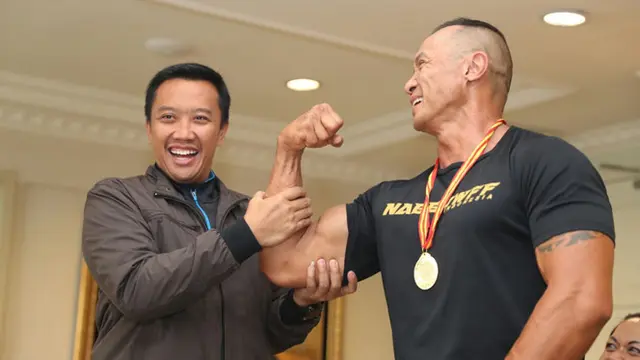 Imam Nahrawi dan Atlet Perbafi