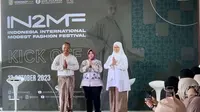 Ajang modest fesyen terbesar di Tanah Air, Indonesia International Modest Fashion Festival (IN2MF) siap digelar di Jakarta Convention Center (JCC) pada 25--29 Oktober 2023. (Dok: Liputan6.com/dyah)
