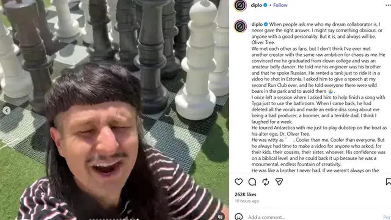 Oliver Tree Meninggal Dunia dalam Tabrakan 2 Helikopter, Diplo hingga Ahmad Dhani Berduka