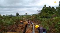 Pembangunan food estate sebagai lumbung pangan baru di Sumatera Utara. Dok PUPR