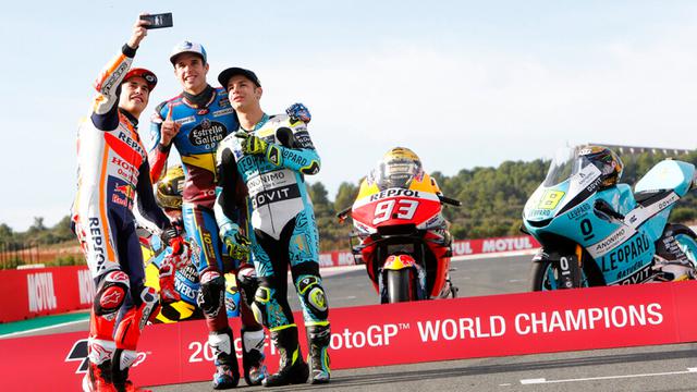 Juara Dunia MotoGP, Moto2, dan Moto3 Tahun 2019