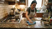 Cara Menghilangkan Bau Minyak Tengik pada Lap Dapur Tanpa Pemutih, Cukup Gunakan Bahan Sederhana