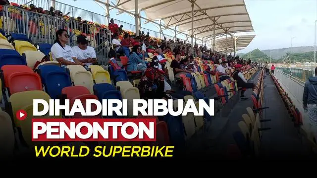 Berita Video, Sekitar 20 Ribu Penonton Padati World Superbike di Sirkuit Mandalika pada Minggu (13/11/2022)