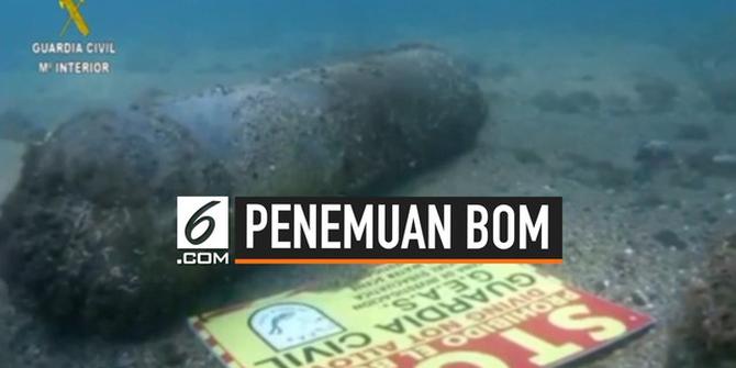 VIDEO: Penemuan Bom Perang Spanyol, Pengunjung Pantai Dievakuasi