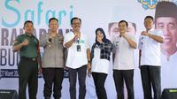 PNM bersama Kementrian BUMN menyelenggarakan  kegiatan Safari Ramadan BUMN 2024 di Lapangan Pekalongan, Lampung Timur. (Liputan6.com/ ist)