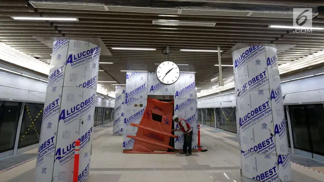 Progres Pembangunan Stasiun MRT Dukuh Atas