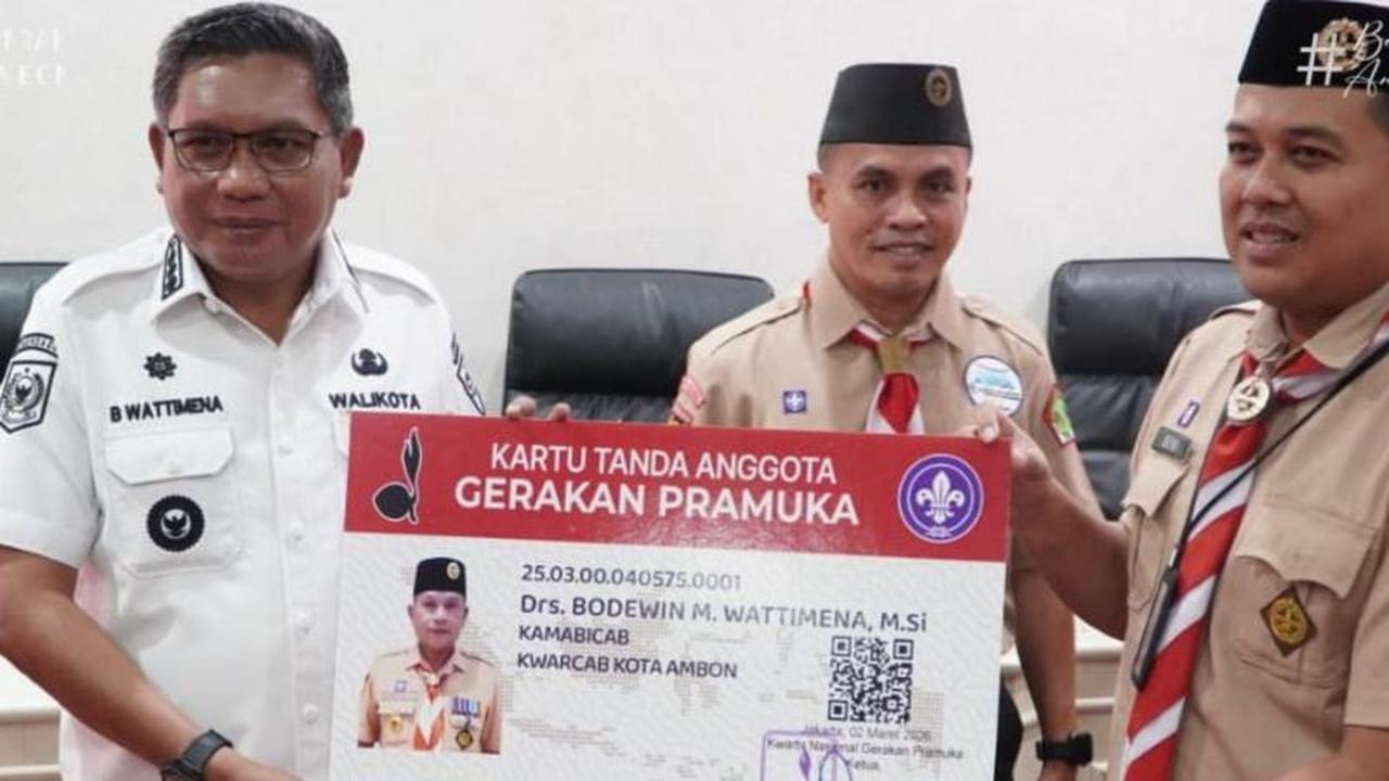 Pemkot Ambon Gagas Pendataan Pramuka Digital, Optimalkan Potensi Anggota dengan KTA Nasional