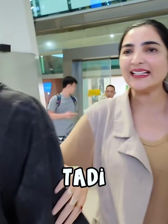 Ashanty salah sembut pria yang dikira suaminya. (credit:instagram.com/ashanty_ash)