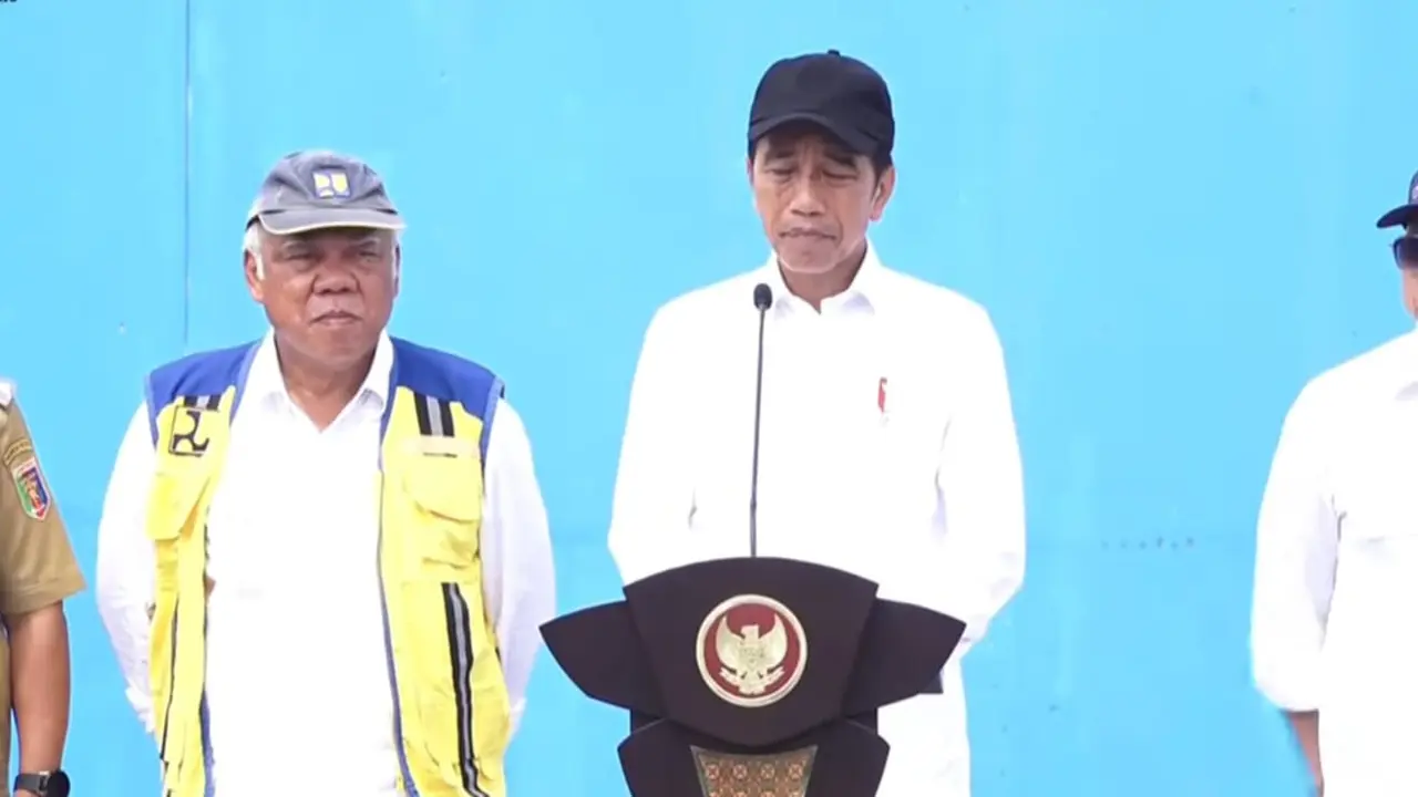 Jokowi Resmikan SPAM di Lampung Senilai Rp1,38 Triliun