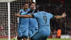 Arsenal menjamu Barcelona dalam fase knock out Liga Champions pada Rabu, (24/2/2016) dini hari WIB. Barcelona berhasil menang dengan dua gol yang dicetak Lionel Messi.