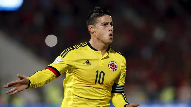 James Rodriguez Gagalkan Kemenangan Chile (Reuters)
