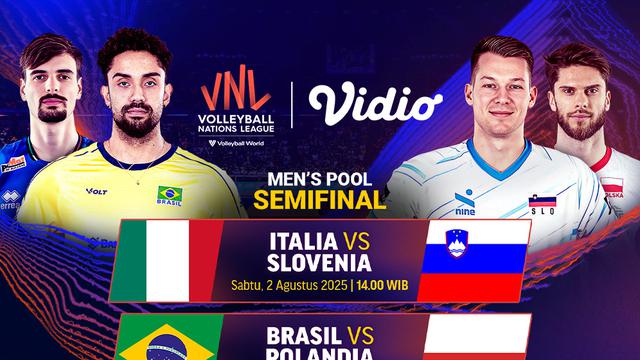 Nonton Streaming VNL Men’s Pool 2025 pada Babak Quarter Final di Vidio