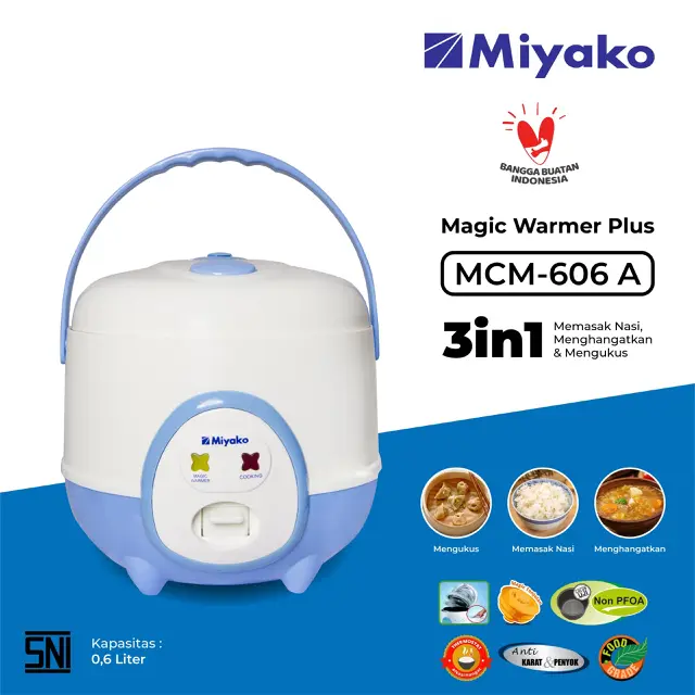 Merk Magic Com 3 in 1 Mini dan Hemat Listrik Terbaik