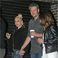 Gwen Stefani dan Blake Shelton (via dailymail.co.uk)
