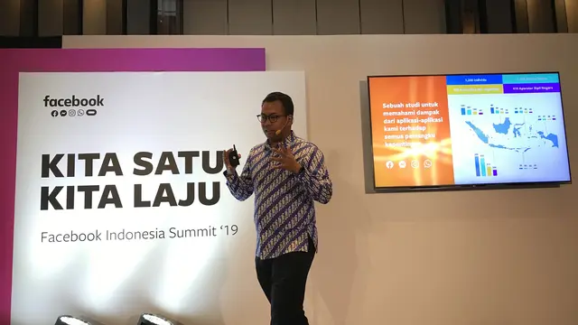 Facebook menggelar acara Facebook Indonesia Summit bertajuk Kita Satu Kita Laju.