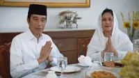 Presiden Jokowi dan Ibu Negara mengucapkan Selamat Hari Raya Lebaran. (Biro Pers Kepresidenan)